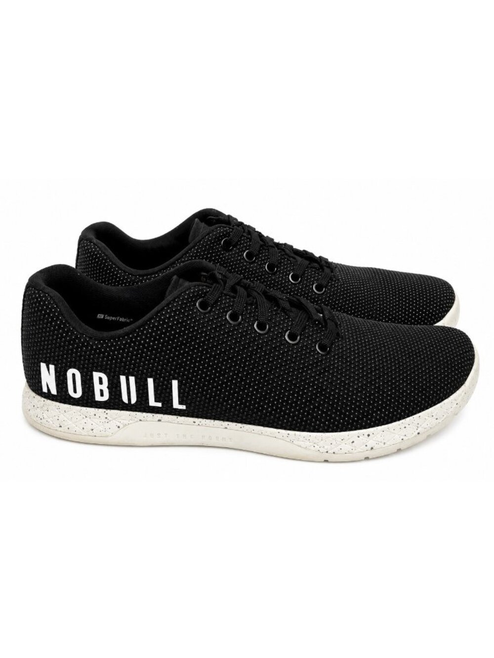 NOBULL SuperFabric Outwork Trainers Shoes Mens 10.5/Womens 12 Black Cross Train